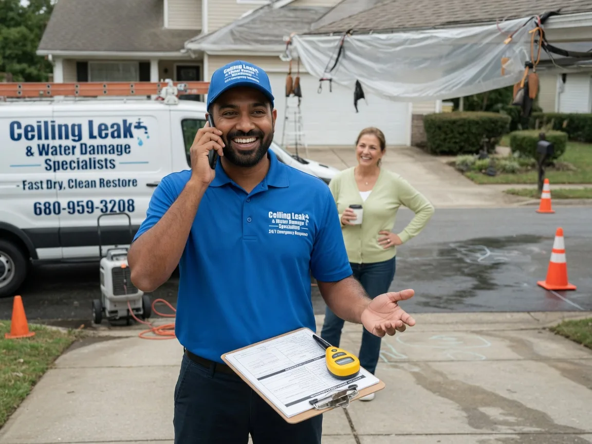 Ceiling Leak Cleanup Gibbonsville, ID FAQs